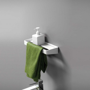Shelf and towel holder 20...