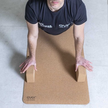 Fitness mat made of natural...