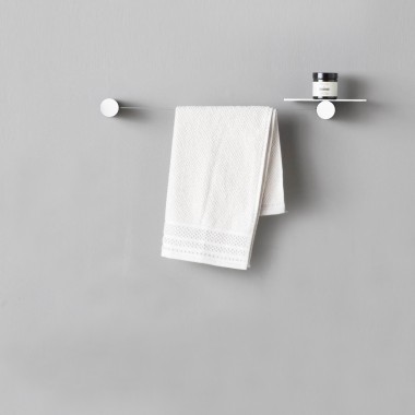 Towel rail with shelf - Dot