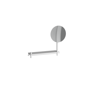 Shelf and magnifying mirror...