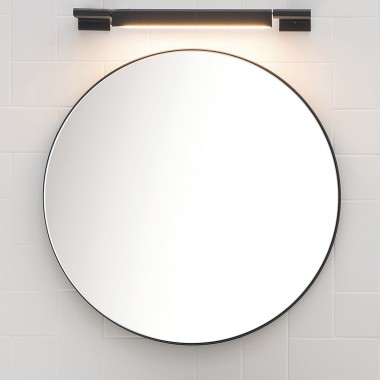 Rounded mirror wall mounted