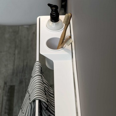 Shelf and towel holder 60...