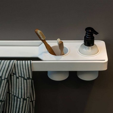Shelf and towel holder 60...