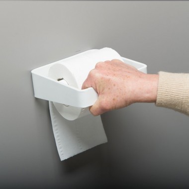 Wall mounted toilet roll...